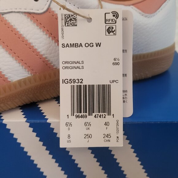 Adidas Samba OG W Wonder Clay Pink Gum - Picture 8 of 8
